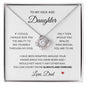 DAUGHTER | Love Knot Necklace | Kick Ass Dad