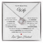 WIFE | Love Knot Necklace | Without You Husband