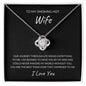 WIFE | Love Knot Necklace | Smoking Hot Journey
