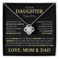 DAUGHTER | Love Knot | Believe Mom & Dad