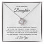 DAUGHTER | Love Knot Necklace | Through My Eyes