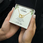 MOM | Interlocking Hearts Necklace | Forever Daughter