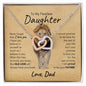 DAUGHTER | Interlocking Hearts Necklace | Old Lion Dad