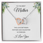 MOM | Interlocking Hearts Necklace | Forever Daughter