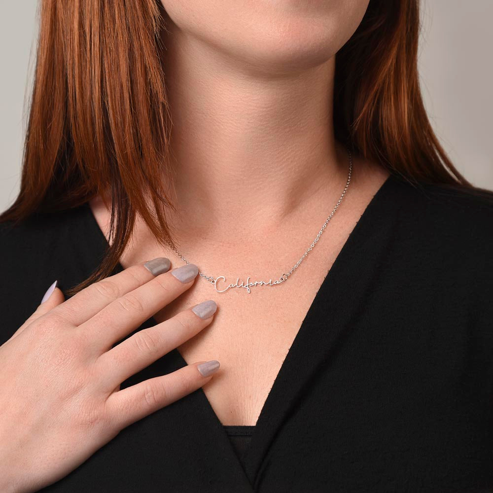 BONUS DAUGHTER | Signature Name Necklace | Always Love You