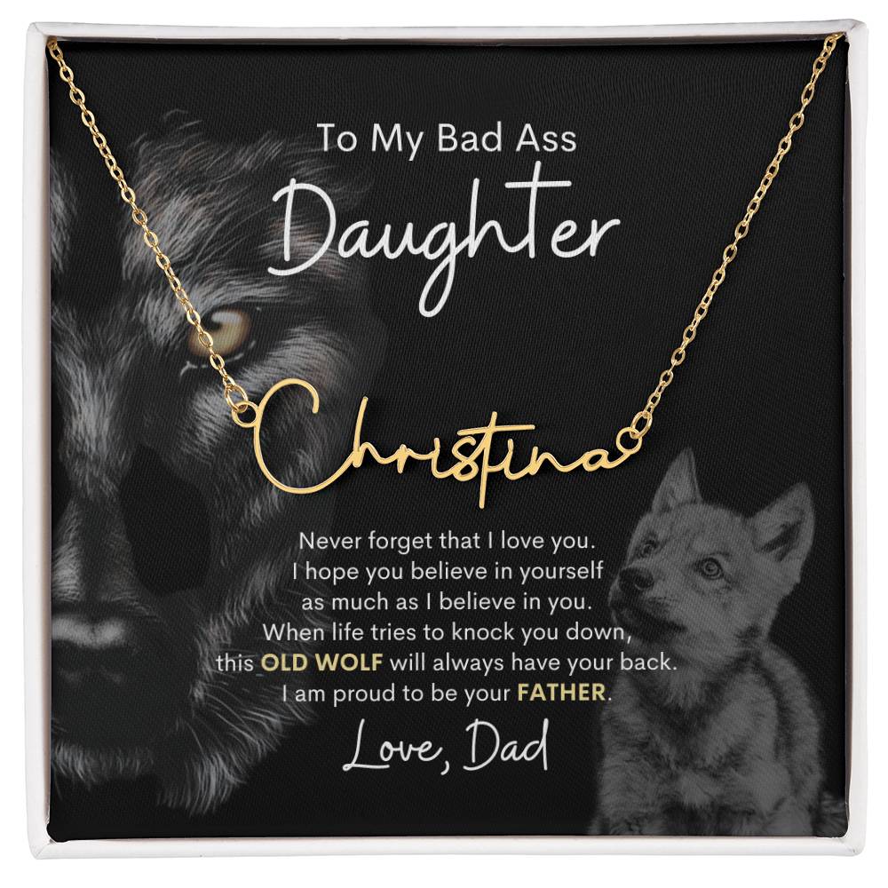 DAUGHTER | Name | Bad Ass Wolf Dad