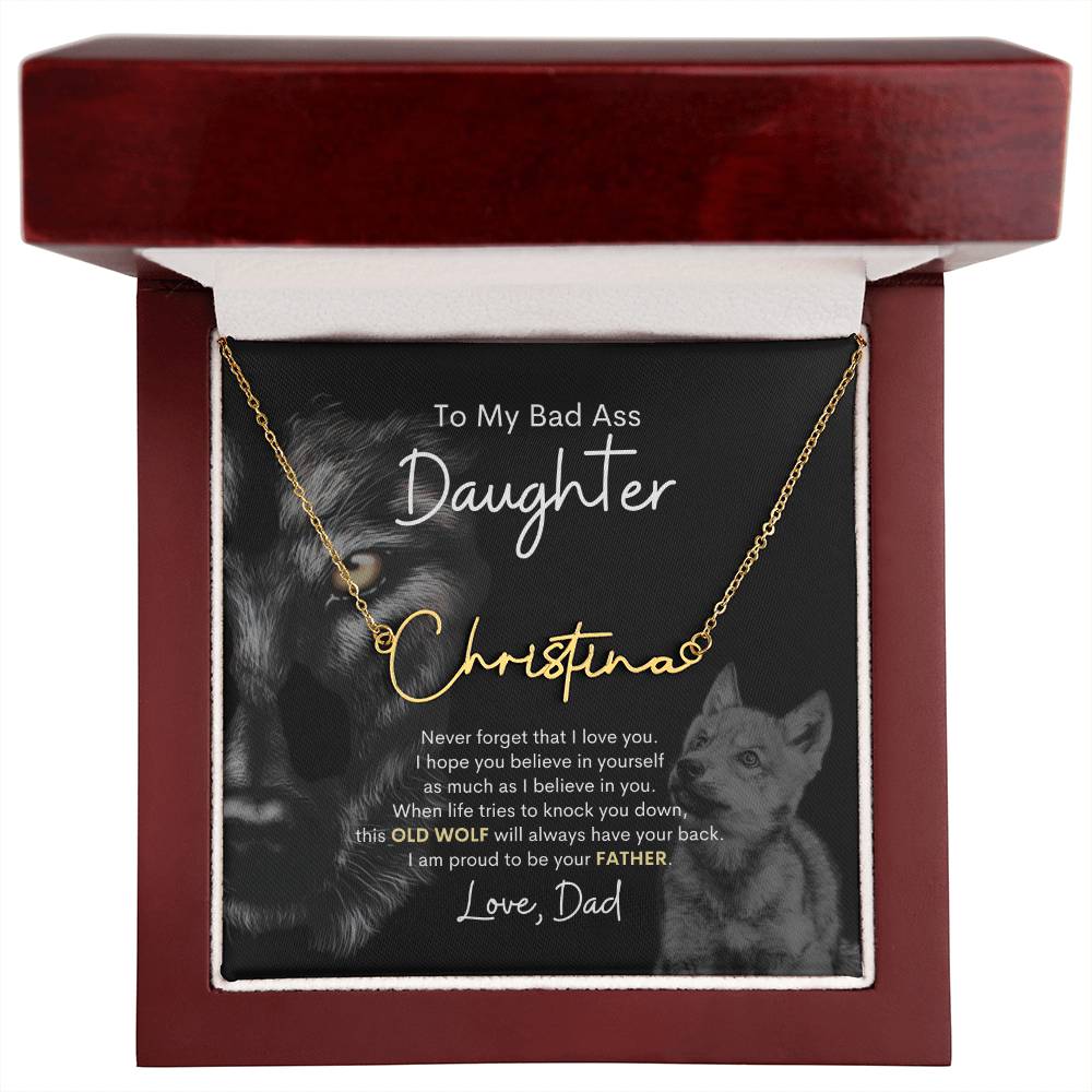 DAUGHTER | Name | Bad Ass Wolf Dad