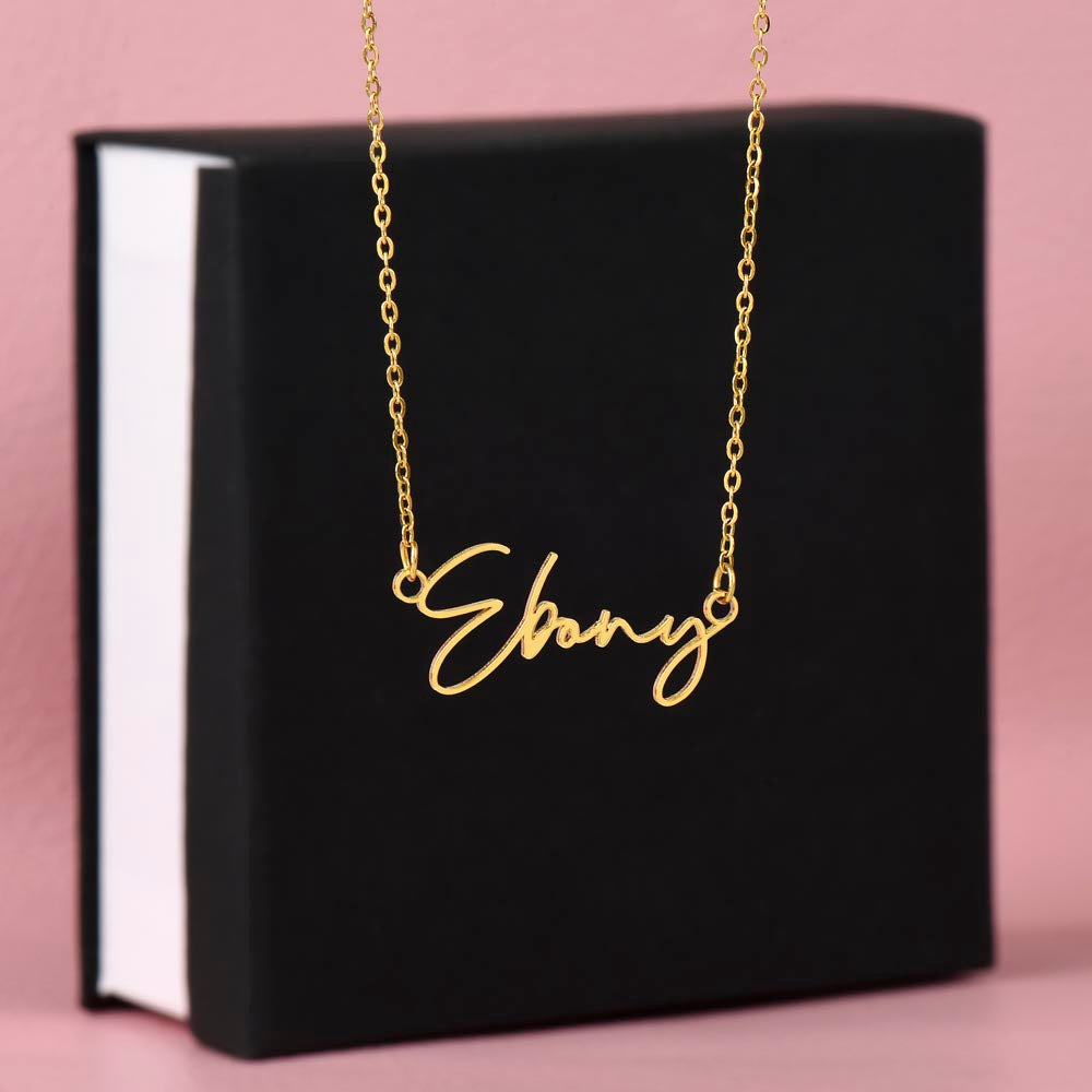 JEWELRY | Signature Name Necklace