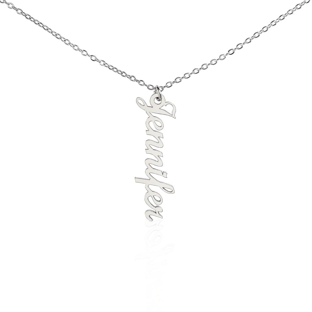 JEWELRY | Vertical Name Necklace