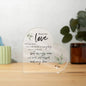 IN MEMORY | Acrylic Heart | Those We Love Sparrow