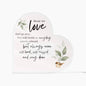 IN MEMORY | Acrylic Heart | Those We Love Sparrow