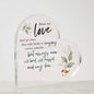 IN MEMORY | Acrylic Heart | Those We Love Sparrow