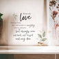 IN MEMORY | Acrylic Heart | Those We Love Sparrow