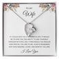 WIFE | Forever Love Necklace | Through My Eyes