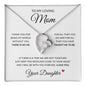 MOM | Forever Love Necklace | Thank You Daughter