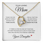 MOM | Forever Love Necklace | Thank You Daughter