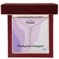 BE | Vertical Name Necklace | Friend Being You